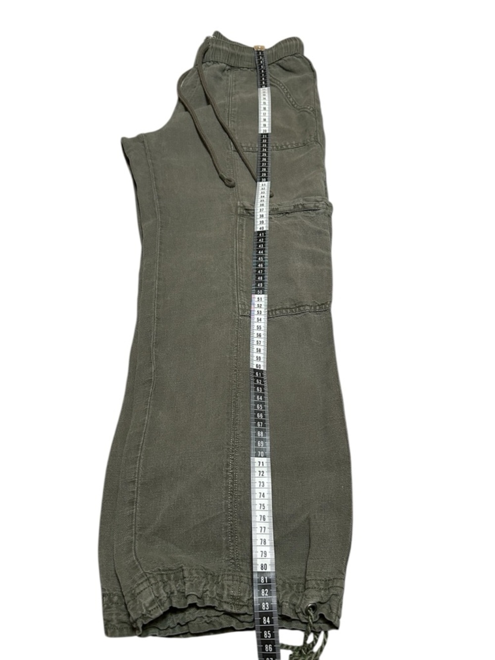 Nicole Miller Olive Cargo Drawstring Capris - Picture 11 of 15